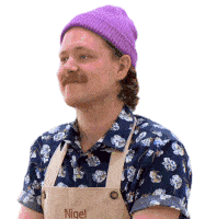 Anticipating Nigel Sticker - Anticipating Nigel The Great Canadian Baking Show Stickers