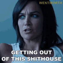 Getting Out Of This Shithouse Franky Doyle GIF - Getting Out Of This Shithouse Franky Doyle Wentworth GIFs