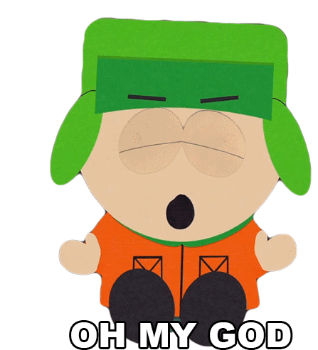 Oh My God Kyle Broflovski Sticker - Oh My God Kyle Broflovski South Park Stickers