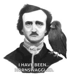 Edgar Allen Poe Raven GIF - Edgar Allen Poe Raven Poe GIFs