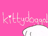a pixel art drawing of a white cat with blue spots and a blue star on its face