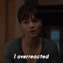 I Overreacted Kristen Bouchard GIF - I Overreacted Kristen Bouchard Evil GIFs