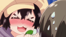 kameko denkigainohonyasan animehappy turtle blush