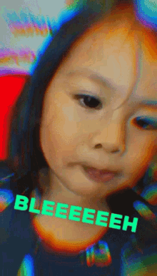 Bleh Little Girl GIF - Bleh Little Girl Tongue Out GIFs