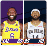 Los Angeles Lakers (65) Vs. New Orleans Pelicans (95) Third-fourth Period Break GIF - Nba Basketball Nba 2021 GIFs