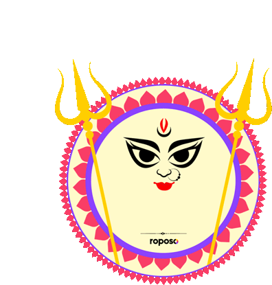 Durga Durga Puja Sticker - Durga Durga Puja Durga Pooja Stickers