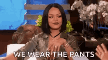 Rihanna Wink GIF - Rihanna Wink We Wear The Pants GIFs
