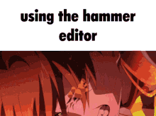 Hammer Editor Asuka GIF - Hammer Editor Asuka Evangelion GIFs