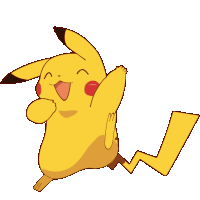 Pokemon Pikachu Sticker - Pokemon Pikachu Youpi Stickers