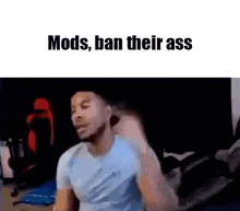 Mods Ban GIF - Mods Ban Their GIFs