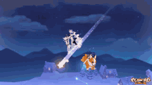 a game called elsword is being played