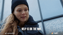 Help Is On The Way Hailey Upton GIF - Help Is On The Way Hailey Upton Tracy Spiridakos GIFs