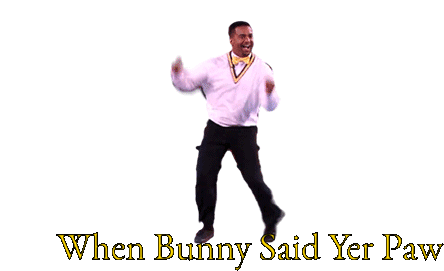 When Bunny Said Yer Paw Sticker - When Bunny Said Yer Paw Stickers