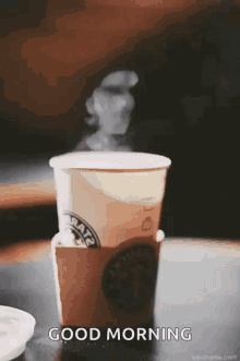 Good Morning Starbucks GIF