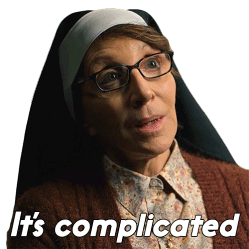 Its Complicated Sister Andrea Sticker - Its Complicated Sister Andrea Evil Stickers