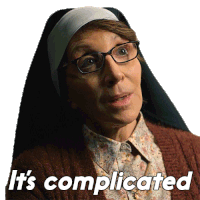 Its Complicated Sister Andrea Sticker