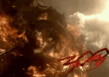 Fiery Horse - 300 GIF - 300 Fiery Horse Fire GIFs