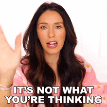 It'S Not What You'Re Thinking Shea Whitney GIF - It'S Not What You'Re Thinking Shea Whitney That'S Not It GIFs