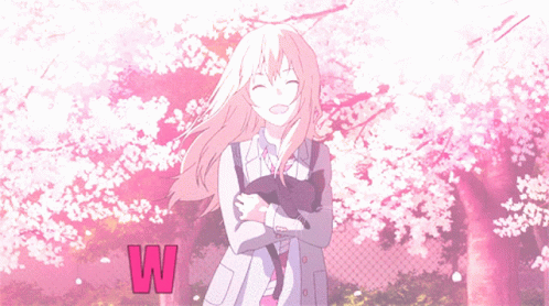 Pink Aesthetic Anime Waterfall Welcome GIF  GIFDBcom