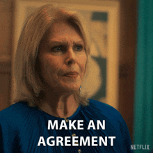 Make An Agreement Judith Burkett GIF - Make An Agreement Judith Burkett Fool Me Once GIFs