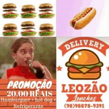 Leozao Lanche Food Delivery GIF - Leozao Lanche Food Delivery Eating GIFs
