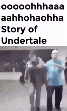 story of undertale ohhhhhh undertale old men dancing