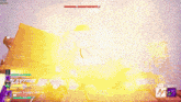 a screenshot of a video game with a danger keep out sign in the background .