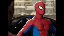Ope There Goes Gravity Spiderman Float GIF