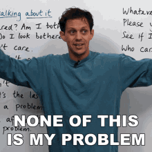 None Of This Is My Problem Benjamin GIF - None Of This Is My Problem Benjamin Engvid GIFs