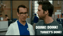 Doink Doink Turkey’s Done Employee Of The Month GIF - Doink Doink Turkey’s Done Employee Of The Month GIFs