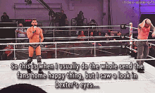 Johnny Gargano So This Is Where I Usually Do GIF - Johnny Gargano So This Is Where I Usually Do The Whole Send The Fans Home Happy Thing GIFs