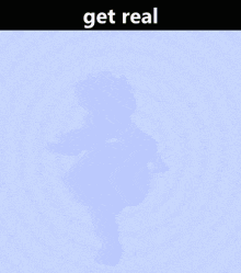 a pixel art of a girl in a maid outfit with the words get real on the bottom