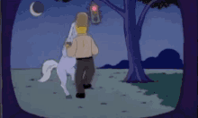 The Simpsons Twinpeaks GIF - The Simpsons Twinpeaks Horse GIFs