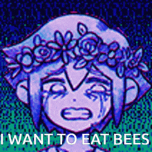 Omori Bees GIF - Omori Bees I Want To Eat Bees GIFs
