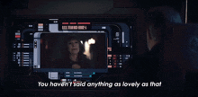 You Havent Said Anything As Lovely As That In A Very Long Time Deanna GIF - You Havent Said Anything As Lovely As That In A Very Long Time Deanna Star Trek Picard GIFs