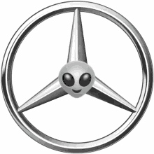 Mercedes Benz Daimler GIF - Mercedes Benz Daimler Alien Emoji GIFs
