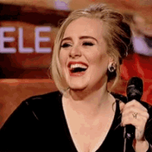 Adele Laughing GIF - Adele Laughing Happy GIFs