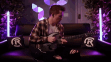 Playing Guitar Cole Rolland GIF - Playing Guitar Cole Rolland Rock And Roll GIFs