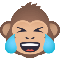 Monkey Laughing With Tears Monkey Sticker - Monkey Laughing With Tears Monkey Joypixels Stickers