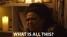 What Is All This Mavis Beaumont GIF - What Is All This Mavis Beaumont Michelle Buteau GIFs