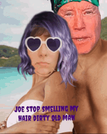 Joe Biden Smell GIF - Joe Biden Smell Stop Smelling My Hair GIFs