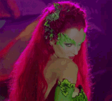 Poison Ivy Wink GIF