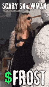 Scary Snowman Frost GIF - Scary Snowman Snowman Frost GIFs