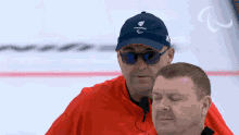 Chewing Gum Wheelchair Curling GIF - Chewing Gum Wheelchair Curling Gregor Ewan GIFs