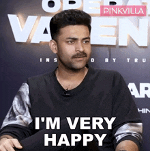 I'M Very Happy Varun Tej GIF - I'M Very Happy Varun Tej Pinkvilla GIFs