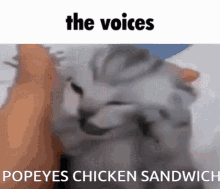 The Voices Popeyes GIF - The Voices Popeyes Popeyes Chicken Sandwich GIFs