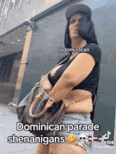 Dominican Parade Shenanigans Fake Latina GIF - Dominican Parade Shenanigans Fake Latina Bad Wig GIFs