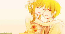 Anime Anime Hug GIF - Anime Anime Hug Couple GIFs