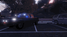 flashy police cars siren lights
