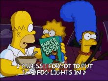 Fog Lights Simpsons GIF - Fog Lights Simpsons GIFs